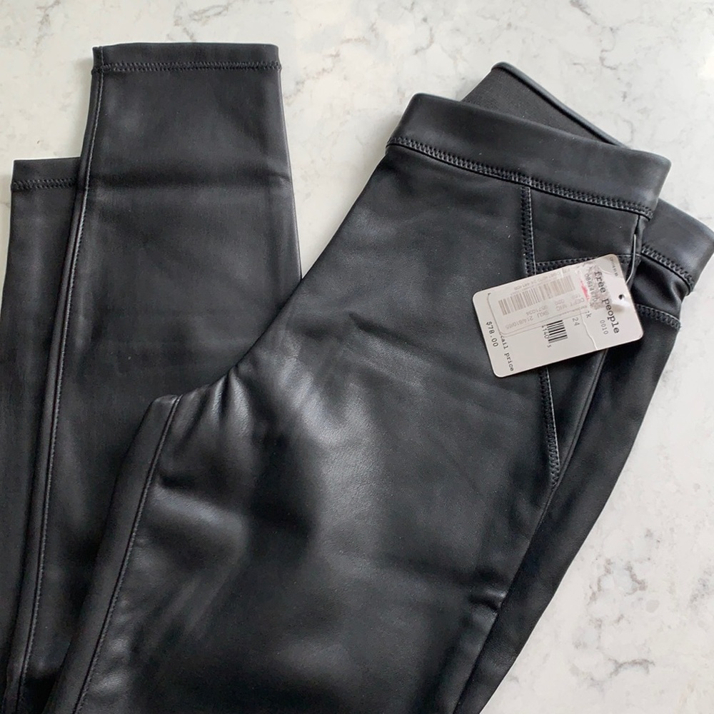 Free people leather legging